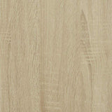 Console Table Sonoma Oak 90x35x80 cm Engineered Wood