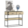 Console Table 90X35X80 Cm Engineered Wood