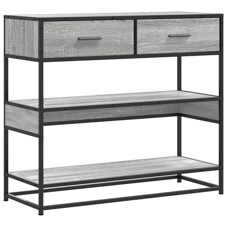 Console Table 90X35X80 Cm Engineered Wood