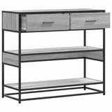 Console Table 90X35X80 Cm Engineered Wood