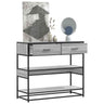 Console Table 90X35X80 Cm Engineered Wood