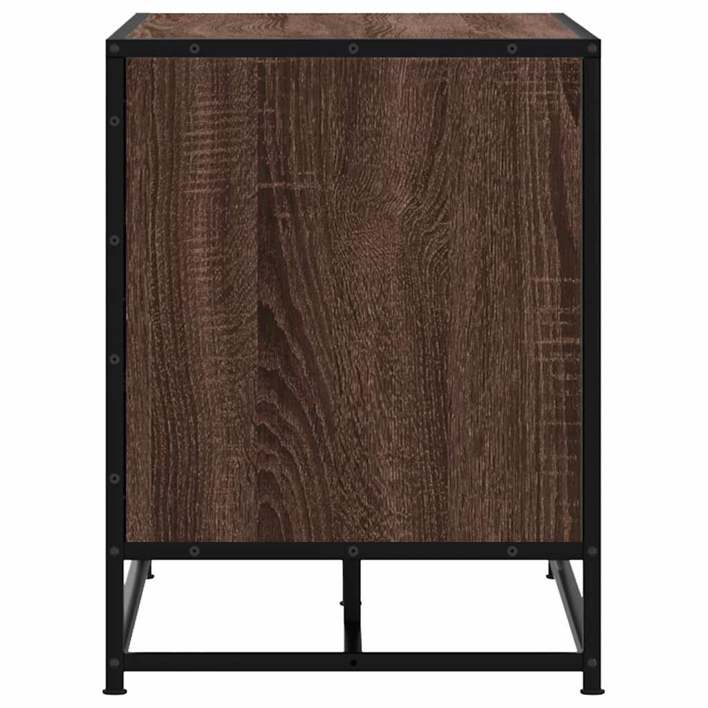 Shoe Bench 80X40X53.5 Cm Engineered Wood And Metal