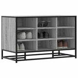 Shoe Bench 84X40X53.5 Cm Engineered Wood And Metal