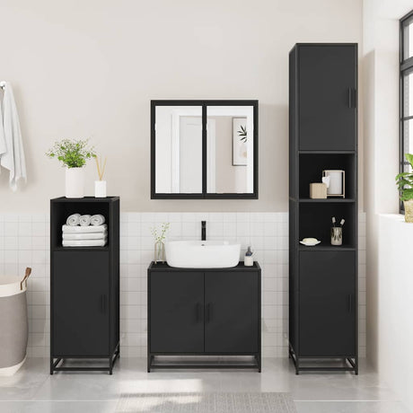 Bathroom Cabinet 35X37.5X166 Cm Engineered Wood