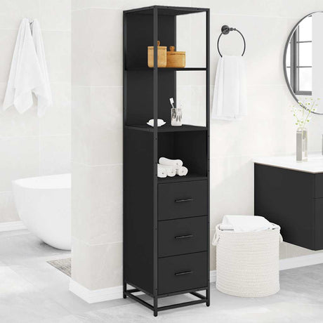 Bathroom Cabinet 35X37.5X166 Cm Engineered Wood