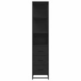 Bathroom Cabinet 35X37.5X166 Cm Engineered Wood