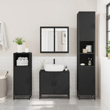 Bathroom Mirror Cabinet 65X20X60 Cm Engineered Wood
