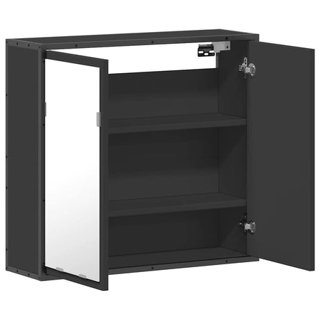 Bathroom Mirror Cabinet 65X20X60 Cm Engineered Wood