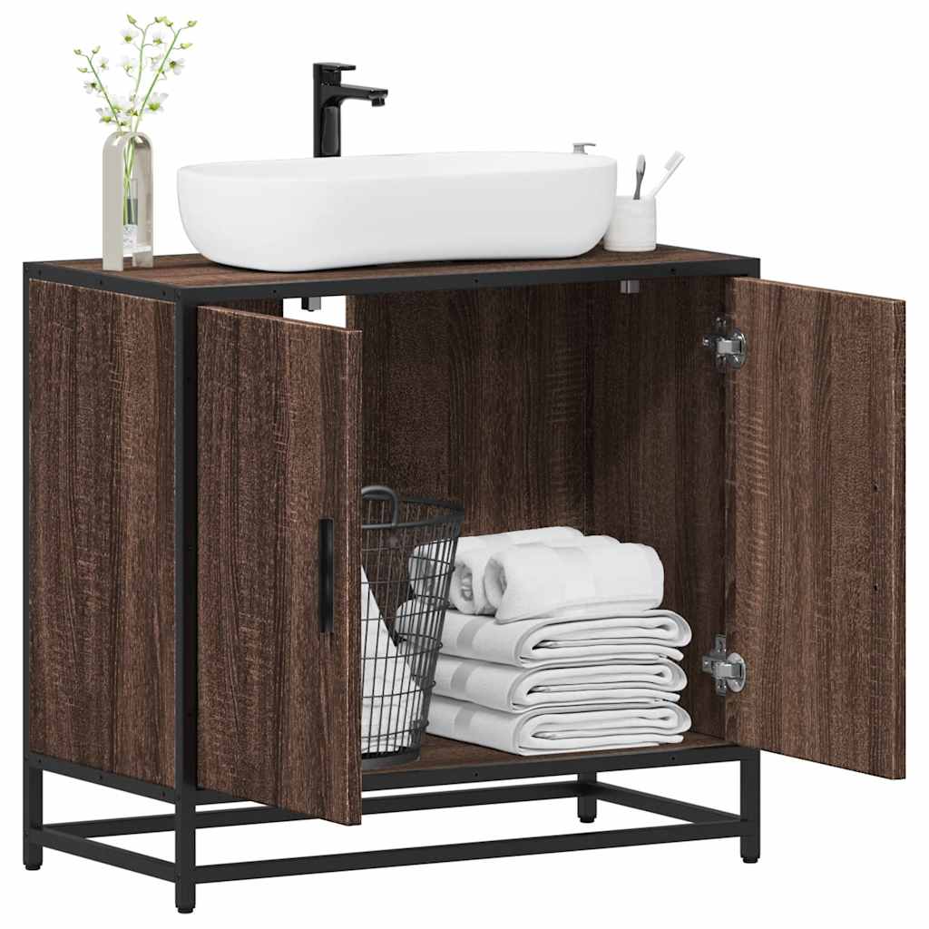 Bathroom Sink Cabinet 65X33X60 Cm Engineered Wood