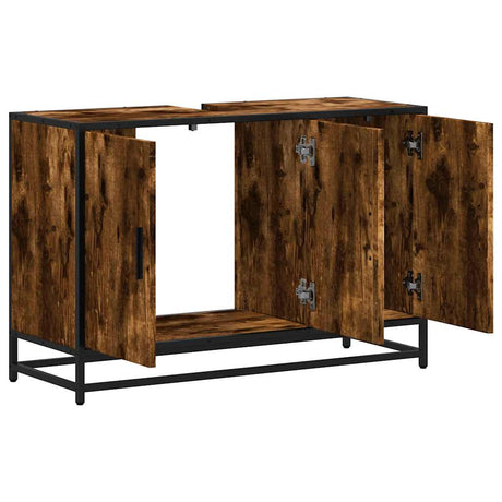 Bathroom Sink Cabinet 90X33X60 Cm Engineered Wood