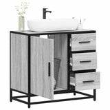 Bathroom Sink Cabinet 65X33X60 Cm Engineered Wood