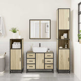 Bathroom Sink Cabinet 80X33X60 Cm Engineered Wood