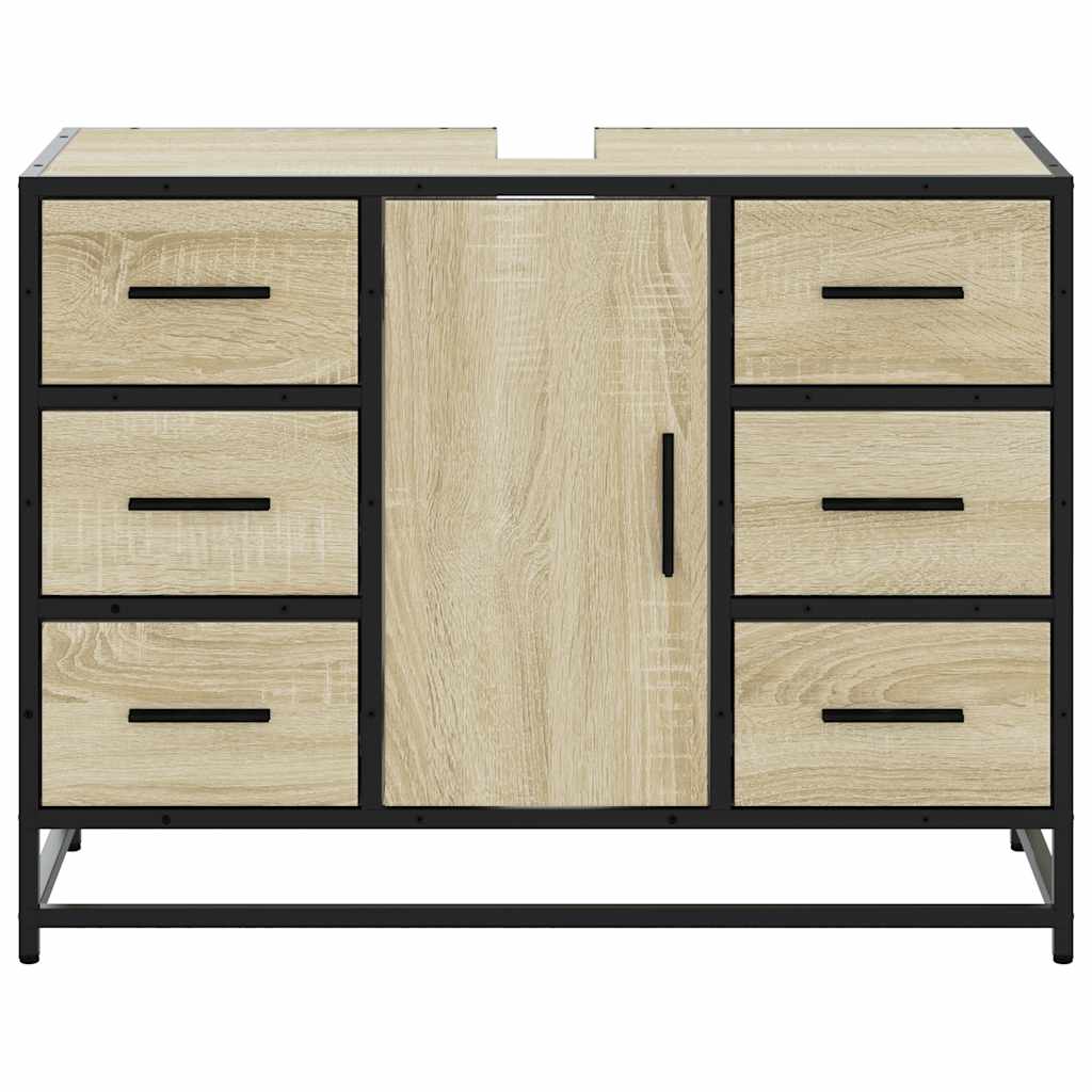Bathroom Sink Cabinet 80X33X60 Cm Engineered Wood