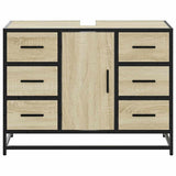 Bathroom Sink Cabinet 80X33X60 Cm Engineered Wood