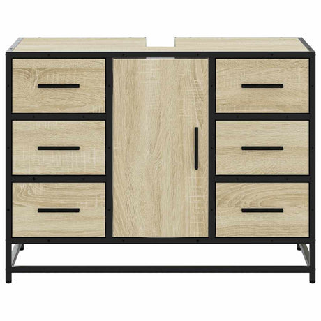 Bathroom Sink Cabinet 80X33X60 Cm Engineered Wood