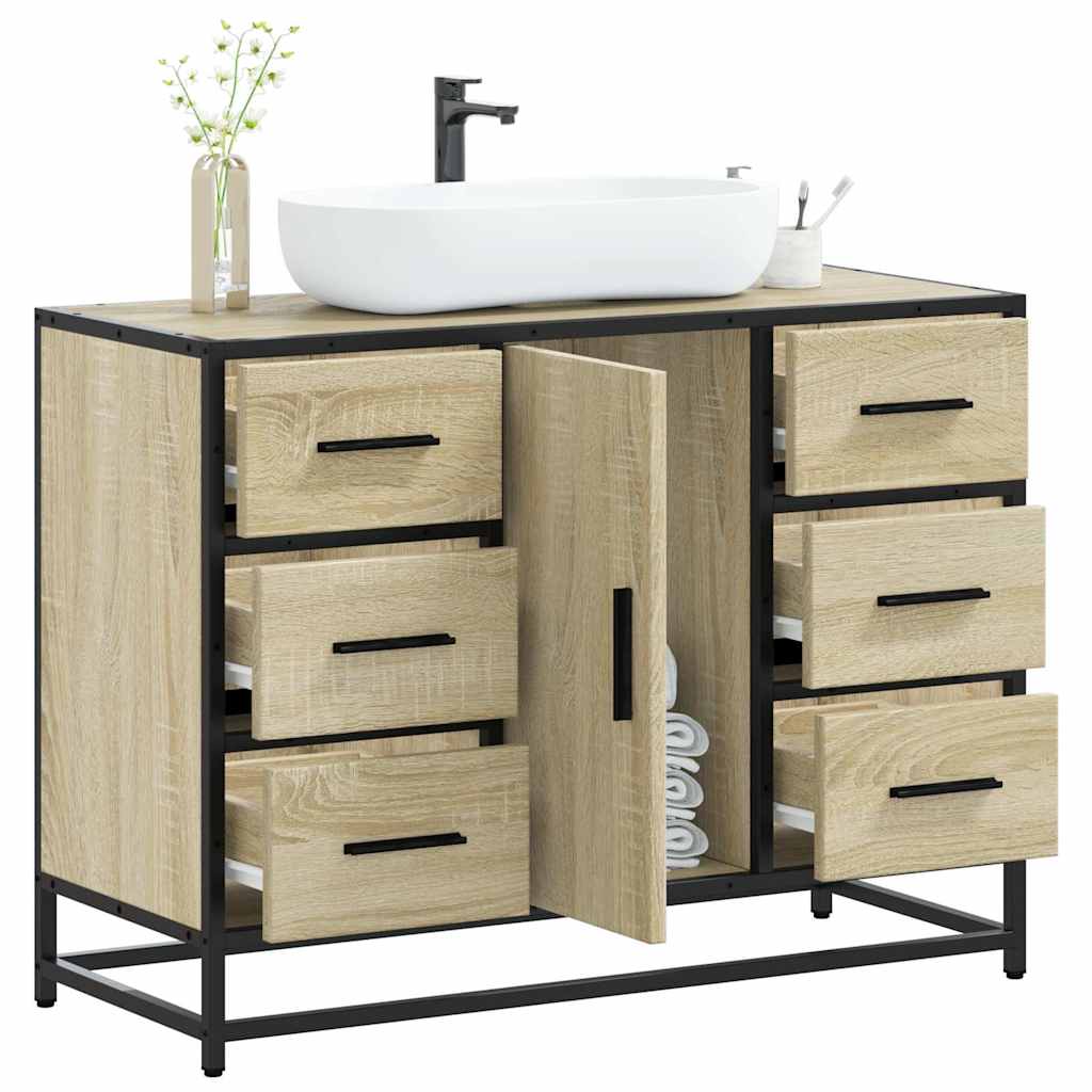 Bathroom Sink Cabinet 80X33X60 Cm Engineered Wood