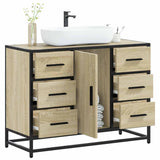 Bathroom Sink Cabinet 80X33X60 Cm Engineered Wood