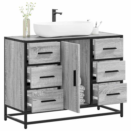 Bathroom Sink Cabinet 80X33X60 Cm Engineered Wood