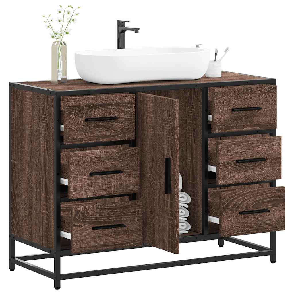 Bathroom Sink Cabinet 80X33X60 Cm Engineered Wood