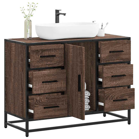 Bathroom Sink Cabinet 80X33X60 Cm Engineered Wood