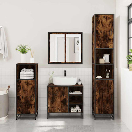 Bathroom Sink Cabinet 65X33X60 Cm Engineered Wood