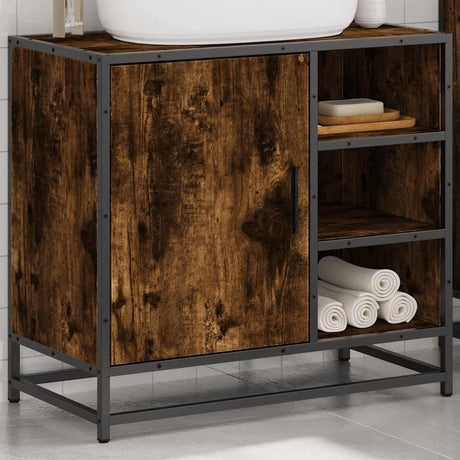 Bathroom Sink Cabinet 65X33X60 Cm Engineered Wood