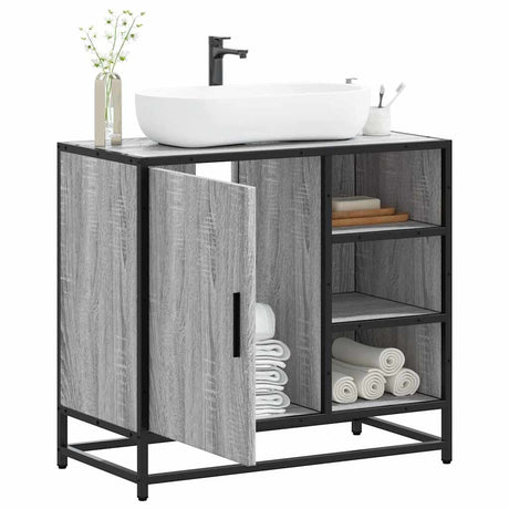 Bathroom Sink Cabinet 65X33X60 Cm Engineered Wood