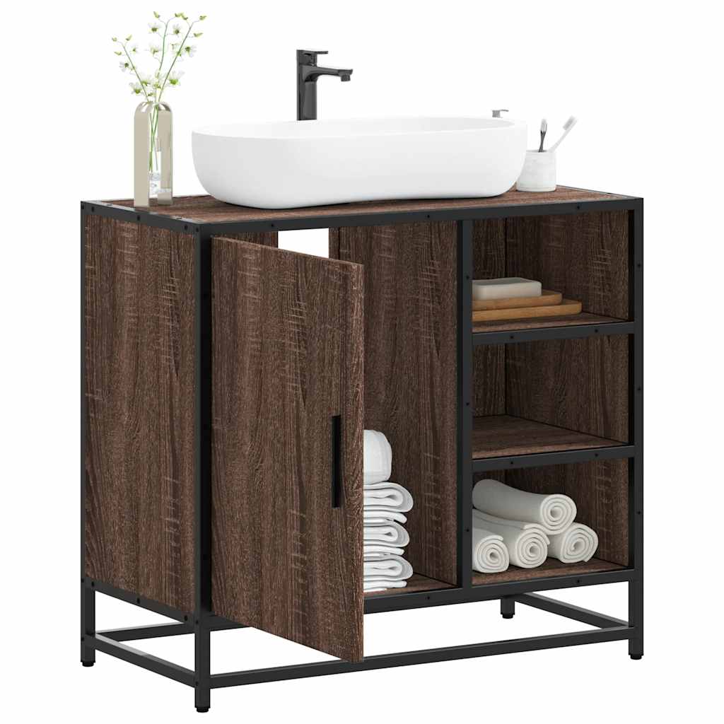 Bathroom Sink Cabinet 65X33X60 Cm Engineered Wood