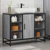 Bathroom Sink Cabinet 80X33X60 Cm Engineered Wood