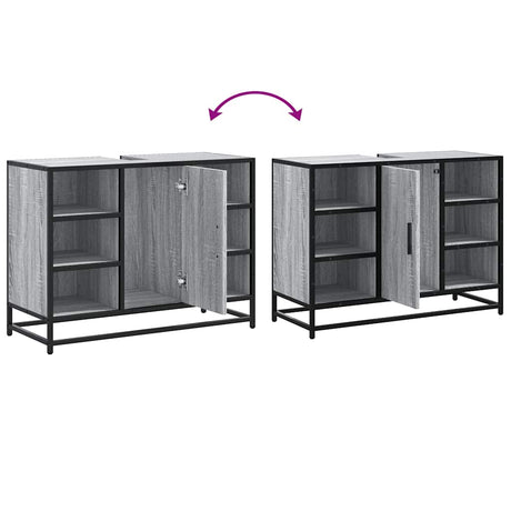 Bathroom Sink Cabinet 80X33X60 Cm Engineered Wood