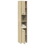 Bathroom Cabinet 30X30X183.5 Cm Engineered Wood