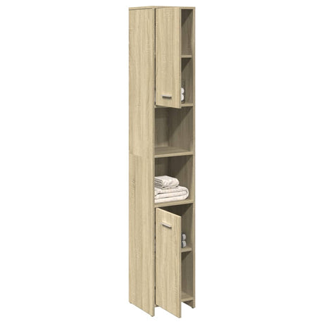 Bathroom Cabinet 30X30X183.5 Cm Engineered Wood