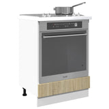 Oven Cabinet Sonoma Oak 60X46X81.5 Cm Engineered Wood