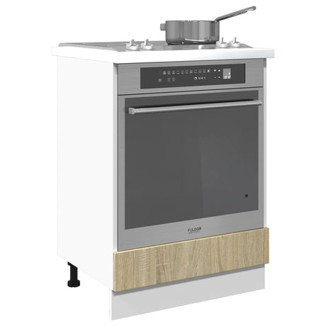 Oven Cabinet Sonoma Oak 60X46X81.5 Cm Engineered Wood