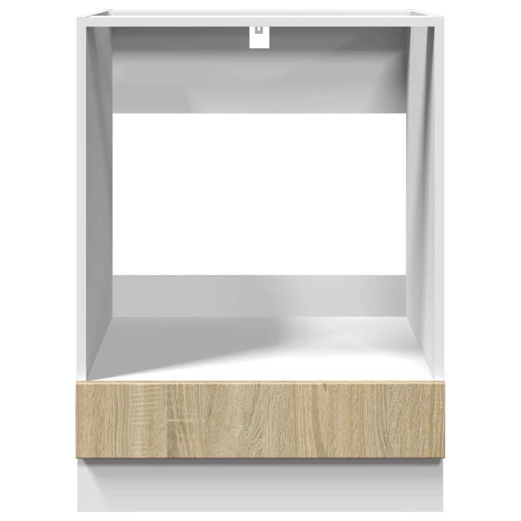 Oven Cabinet Sonoma Oak 60X46X81.5 Cm Engineered Wood