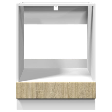 Oven Cabinet Sonoma Oak 60X46X81.5 Cm Engineered Wood
