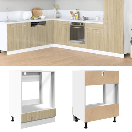 Oven Cabinet Sonoma Oak 60X46X81.5 Cm Engineered Wood