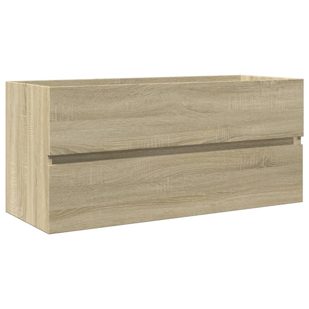 Bathroom Sink Cabinet Sonoma Oak 100X38.5X45 Cm Engineered Wood