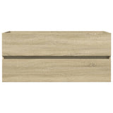 Bathroom Sink Cabinet Sonoma Oak 100X38.5X45 Cm Engineered Wood