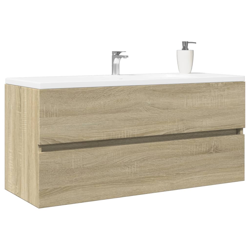 Bathroom Sink Cabinet Sonoma Oak 100X38.5X45 Cm Engineered Wood