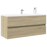 Bathroom Sink Cabinet Sonoma Oak 100X38.5X45 Cm Engineered Wood