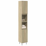 Bathroom Cabinet 30X30X190 Cm Engineered Wood