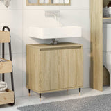Bathroom Cabinet 58X33X60 Cm Engineered Wood