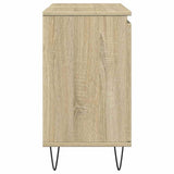 Bathroom Cabinet Sonoma Oak 58X33X60 Cm Engineered Wood