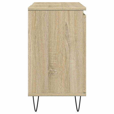 Bathroom Cabinet Sonoma Oak 58X33X60 Cm Engineered Wood