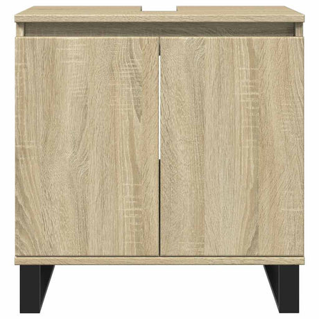Bathroom Cabinet Sonoma Oak 58X33X60 Cm Engineered Wood