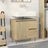 Bathroom Cabinet 65X33X60 Cm Engineered Wood