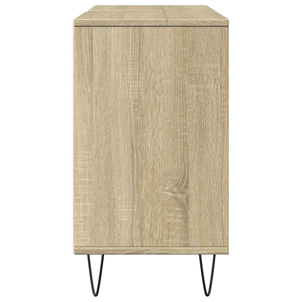 Bathroom Cabinet Sonoma Oak 80X33X60 Cm Engineered Wood