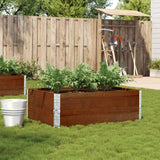 Garden Planter Brown 120X80 Cm Solid Wood Pine
