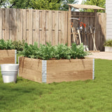 Garden Planter Brown 120X80 Cm Solid Wood Pine